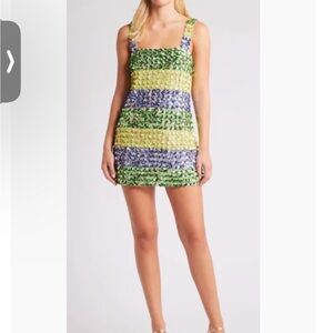 NastyGal Multicolor Striped Mini Dress